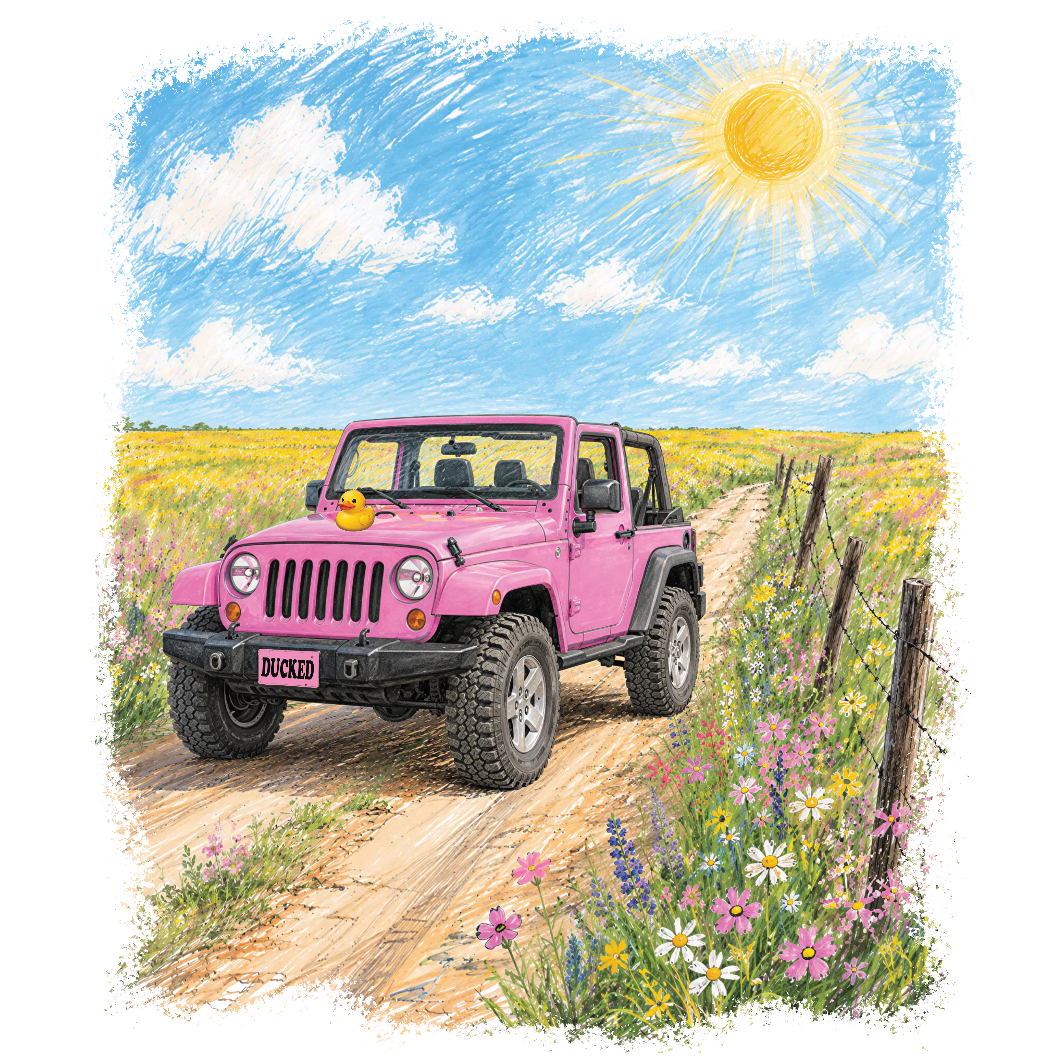 Ducked Jeep