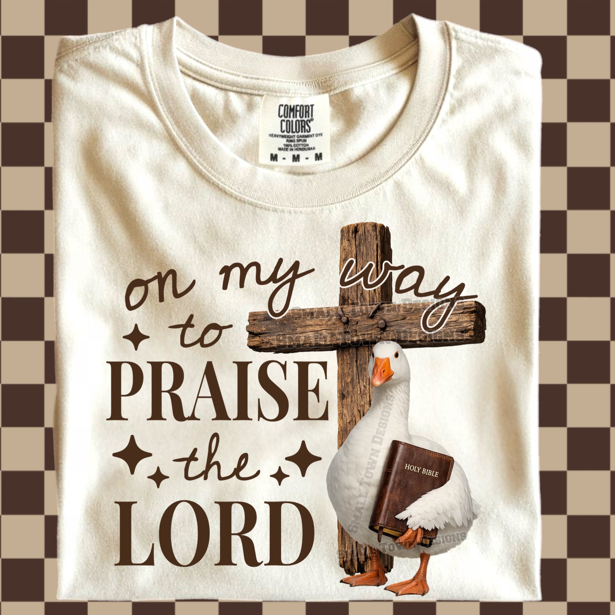 Off to praise the Lord