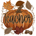 Teacher fall pumpkin