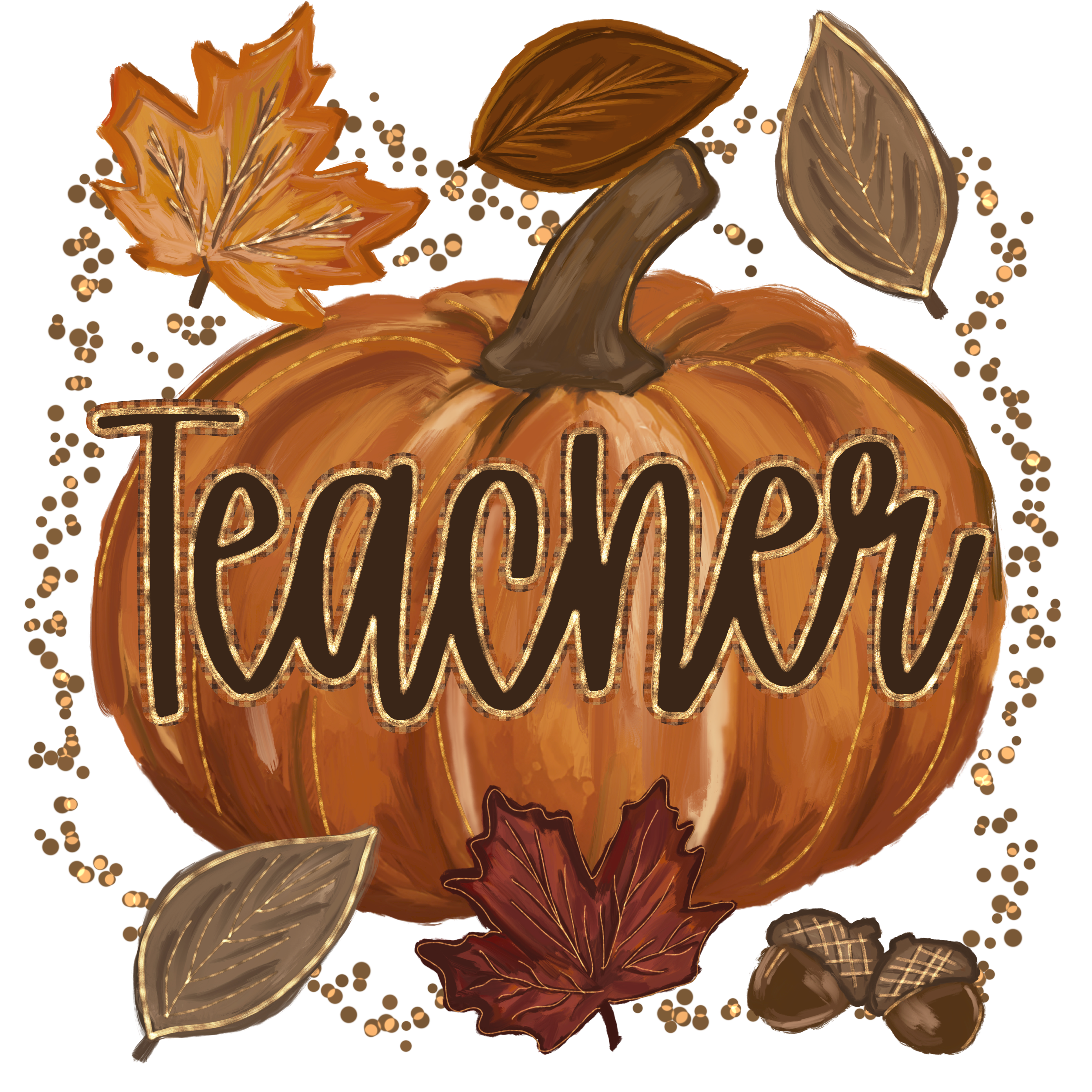 Teacher fall pumpkin